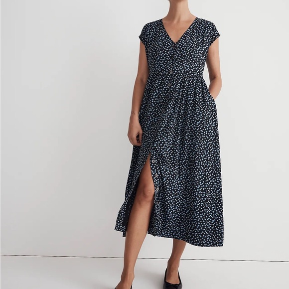 Madewell Dresses Nwt Madewell Buttonfront Midi Dress In Campden